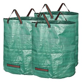 GardenMate 3-Pack 72 Gallons Reusable Garden Waste Bags (H30, D26 inches) - Yard Waste Bags