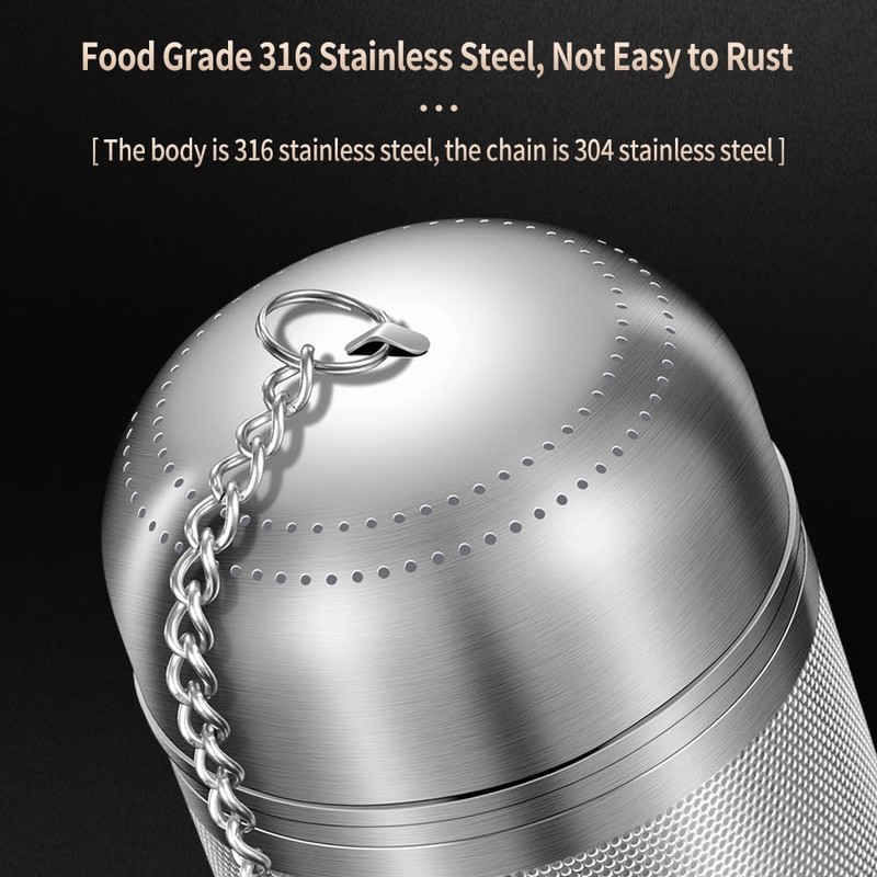 BOMANSI BOMS 2Pack 316 Stainless Steel Tea Infuser for Loose
