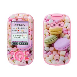 Kids One Way Mobile Designer kizzuke-tai sumahokaba-sumahoke-su Film Seal Sticker Lovely Macaroon Colorful Photo 002600 °F03j – 002600 – Ki