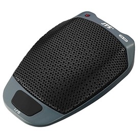 JTS CM-601 Electret Boundary Microphone Stage Microphone for Theatre Performance and Discussion Voice Amplifier with Durable and Anti-Slip Housing - Black