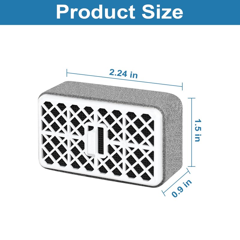 3 Pack Deodorizer Filter Cartridge Compatible with TOTO THU6474-01 THU6474#01