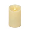 Luminara Scalloped Edge Flameless LED Candle, Ivory, 3" x 5",