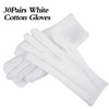 60 Pieces Cotton Glove Soft Stretchy Working Glove Reusable Large