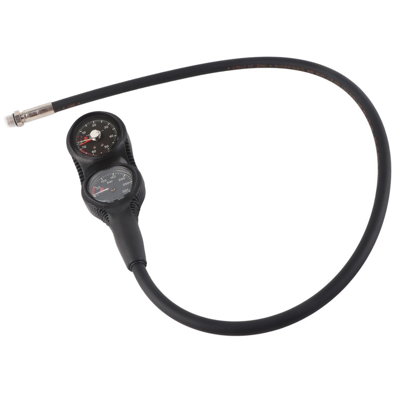Professional Scuba Diving 2 Gauges Pressure Gauge Dive Digital Depth