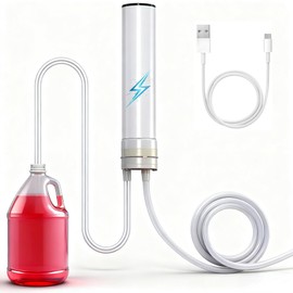 RV Electric Antifreeze Pump Kit, RV Winterizing Kit, Self-Priming Water Pump with 2 Hoses, Winterize RV Plumbing System, Marine Boat, Camper