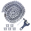 RUIQIMOTO Motorcycle 428 Drive Chain 122 Links with Chain Breaker