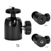 Hensych Aluminum Alloy Mini 360° Rotation Swivel Desktop Ball Head