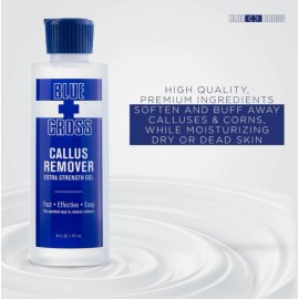 Blue Cross Callus Remover Gel for Feet or Heel - 6 oz