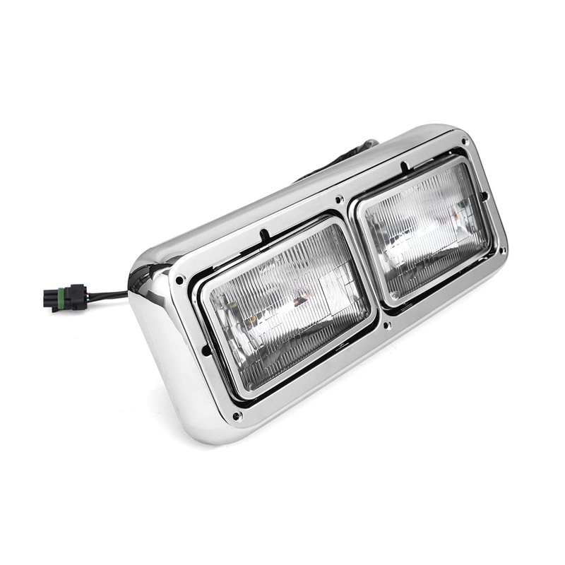 Headlight for PETERBILT 379, Driver and Passenger Side Headlights Headlamps
