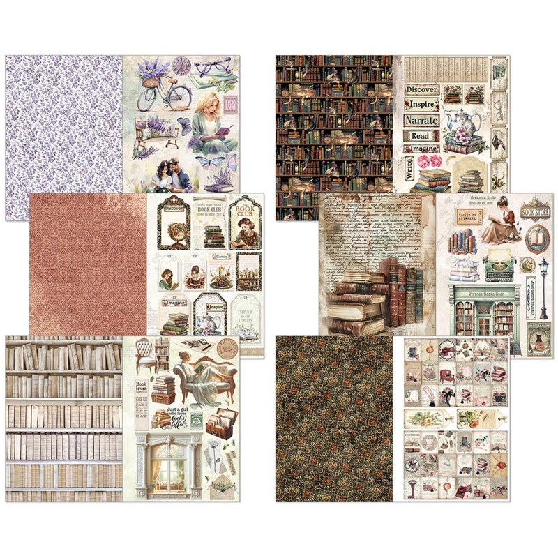 Ciao Bella Book Lovers Junk Journal & Ephemera Book -