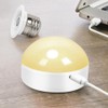 BLUEYE Rechargeable Battery Operated Light Bulb,2Packs,300LM,40W Equivalent,E26 Detachable Charging(E12 available),4