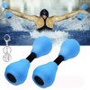 Mancuernas Acuáticas para Mujeres, Fitness Agua Aeróbica Ejercicio Foam Vidumbbells