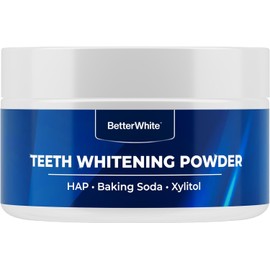 BetterWhite Teeth Whitening Powder - Hydroxyapatite, Remineralizing, Non-Sensitive Formula - Dentist-Approved Tooth Stain Remover & Polisher - Fluoride-Free (30 Grams)