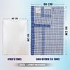 GABA Kitchen Towels 4 Pack 60x90cm, Pre Shrunk, Machine Washable,