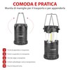 Lanterna da Campeggio LED 200 lumen Estraibile, Compact, Appendibile, Super