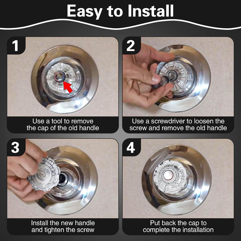LavishStream Shower Knob Replacement for Price Pfister Shower Handle 940-240