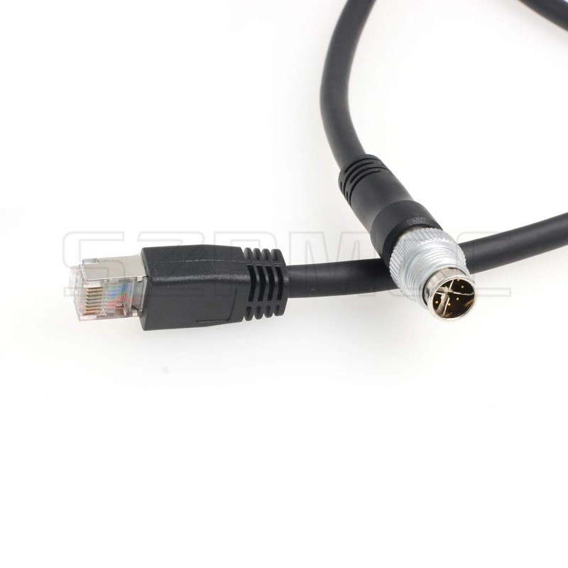 SZRMCC M12 8 posiciones X-Code macho a RJ45 Ethernet Cat-6