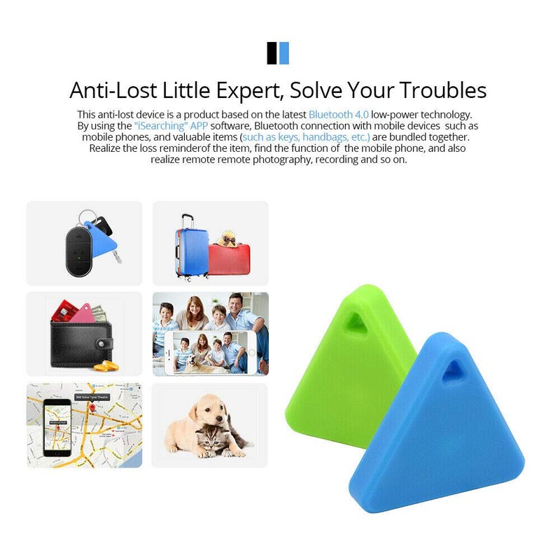Riloer Mini Bluetooth Smart Tag Tracker, Pet Kids Wallet Key
