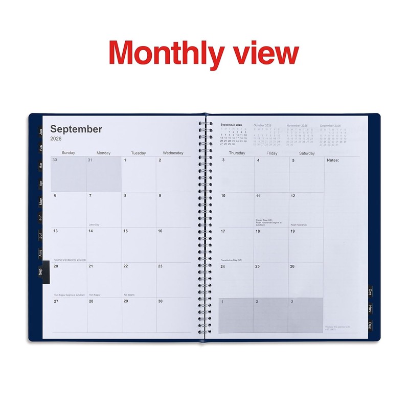 Staples 2026 Year 8" x 11" Weekly & Monthly Appointment