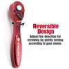 CROM 1/4-inch Drive Mini Ratchet - 72-Tooth 1/4 Socket Driver