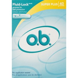 o.b. Tampons, Super Plus Absorbency, Value Pack, 40 ct