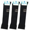 Applause Women's Socks, Non-Elastic Openings, Loose Fit, Black, Plain, Deodorizing,