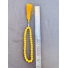 Generic Natural Citrine Agate Tasbeeh, Yellow Citrine Muslim Tasbih Favor,
