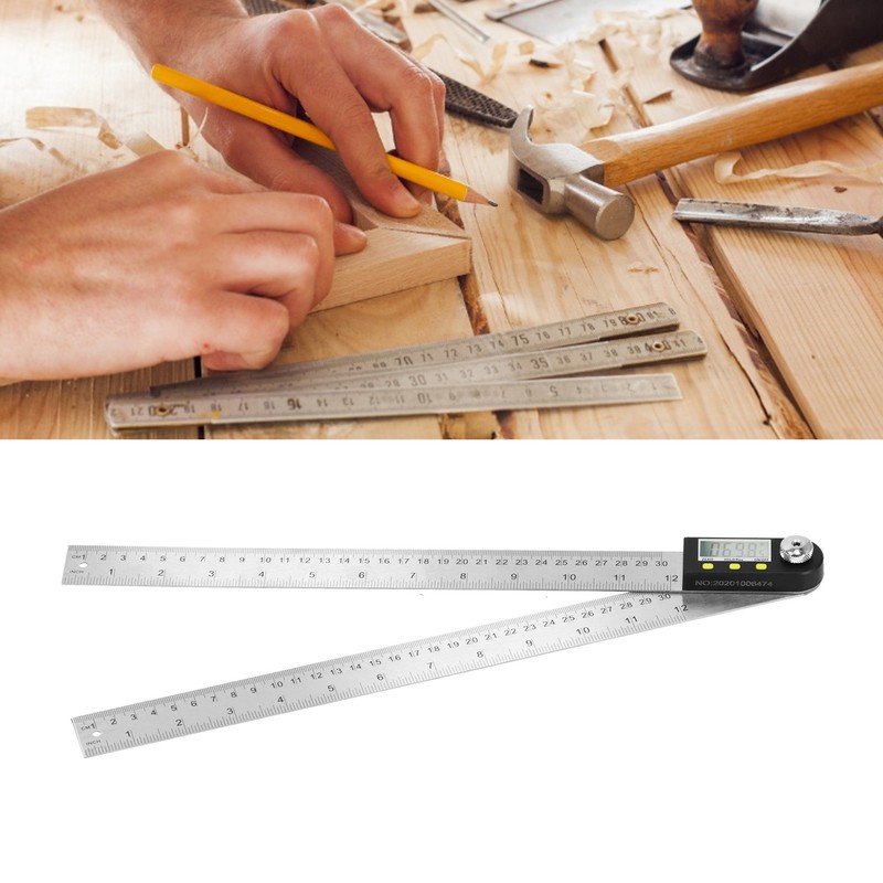 Digital Angle Finder Ruler 2 in 1 Goniometer Protractor Tool