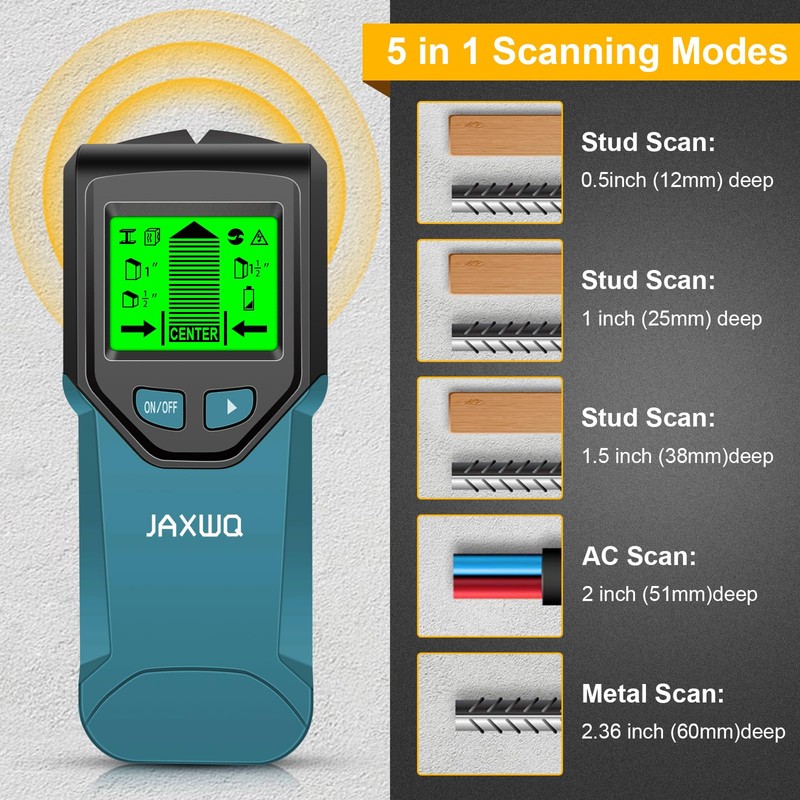 Stud Finder Wall Scanner - 5 in 1 Stud Finder