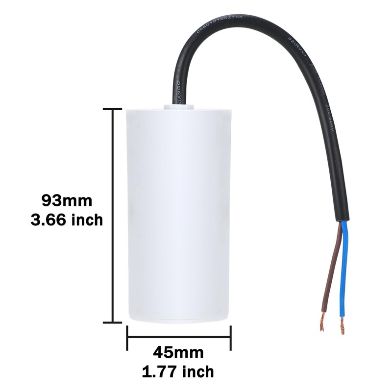 VEXUNGA Capacitor 30uF 450V Starting Capacitor 30µF AC Motor Capacitor