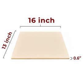 16x13 inch Pizza Stone for oven and grill - Durable Ceramic Pizza Stone, Heat Resistant up to 1,472°F, Perfect for Homemade Pizza, Bread and More (16 x 13 inch)