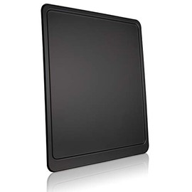 License Plate Reinforcer Motorcycle License Plate Holder Matte Black Aluminium 180 x 200 with Fixing Screws