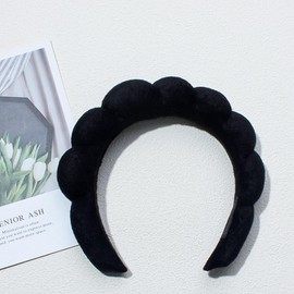 TYSSELY Spa Headbands for Washing Face, Makeup Headband, Skin Care Headbands, Bubble Facial Headband, Towel Headband,Hair Band Puffy headband