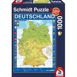 Schmidt Spiele 58287 Puzzle, Blue
