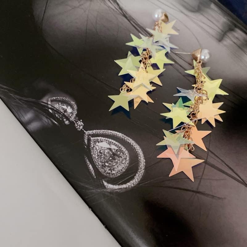 Star Earrings, Five-Pointed Star Earrings, Star Earrings, Star Earrings, Women's