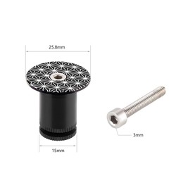 HOUSON Aluminum Handlebar End Caps - Bicycle Plugs for Mountain Bikes (MTBs) & Road Bikes, Colorful