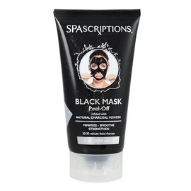 SpaScriptions 5 oz 150 ml Black Mask, Blackhead Remover Mask, Blackhead Peel Off Face Mask, Charcoal Face Mask, Blackhead Mask, Deep