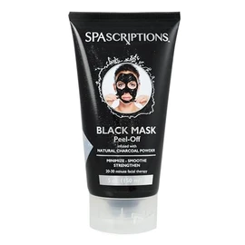 SpaScriptions 5 oz 150 ml Black Mask, Blackhead Remover Mask, Blackhead Peel Off Face Mask, Charcoal Face Mask, Blackhead Mask, Deep