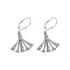 Twenties-Style Earrings Sterling Silver w/ Austrian Crystals