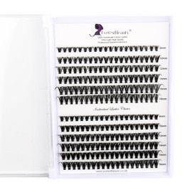 Clusters Natural Lash Extension Individual Cluster Eyelash Russian Lash Clusters Individual Lashes Eyelash Clusters Natural Look (30D+40D-0.07C (mixed 8-16mm))