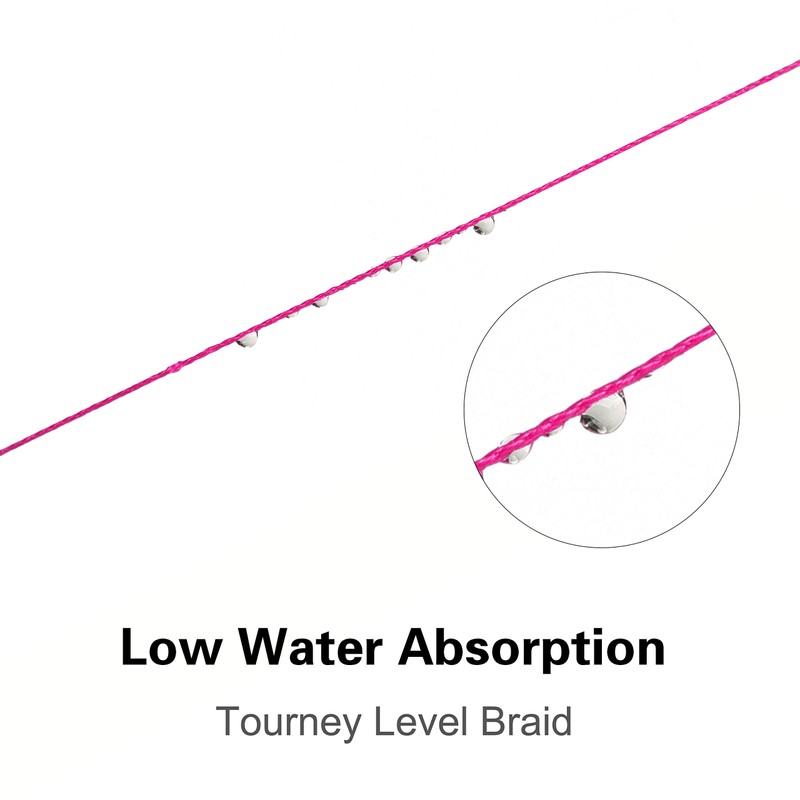 RIKIMARU Braid Pro 8X (Plum Pink, 65LB(0.40mm)-300Yds)