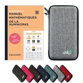 CALCUSO Accessory Standard Package Light Grey Compatible with Numworks Graphing Calculator (French) (French)