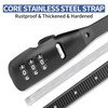 WARLION Zip Tie Lock - 3-Digit Adjustable Cable Lock, for