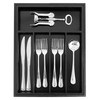 VaeFae Bamboo Silverware Organizer, Expandable Kitchen Drawer Organizer for Cutlery,