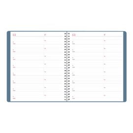 Brownline® 2026 Essential Monthly Planner, 14 Months, December 2025 to January 2027, Twin-Wire Binding, 8.875" x 7.125", Snow (CB1200G.03-26)