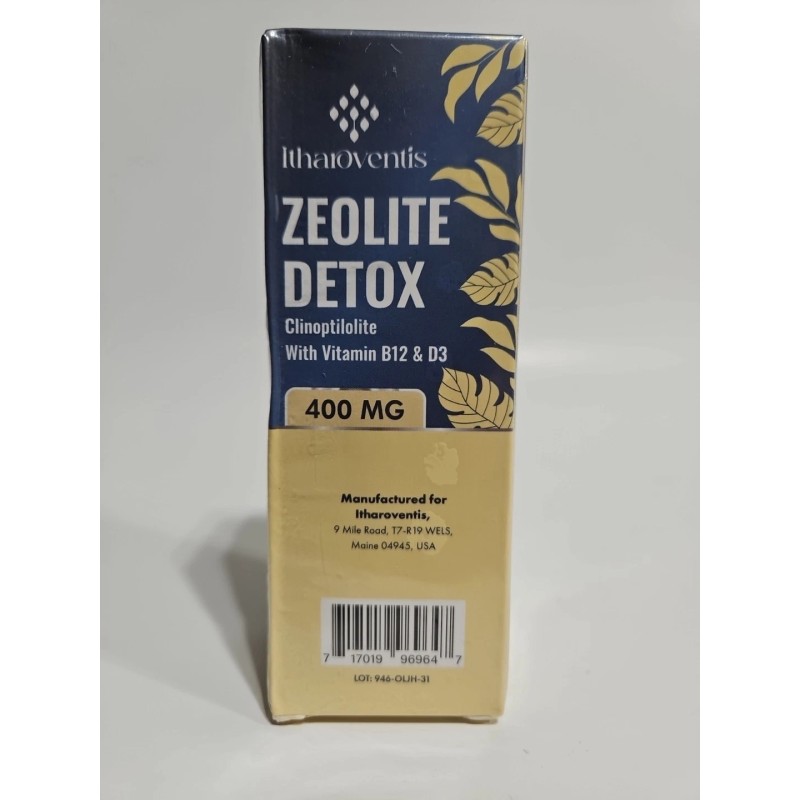 Itharoventis Zeolite Detox 2oz for Kids & Adults Clinoptilolite Exp