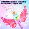 Electric Bubble Machine Fairy Bubble Wand Bubble Blower for Girls