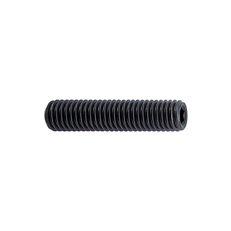 TRUSCO(トラスコ) 六角穴付止めネジ スチール製 くぼみ先 径10×長さ40mm 23本入 B31-1040