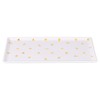 Set 4 Piatto rettangolare in porcellana 31,6x16,8 cm, limoni, Fruit