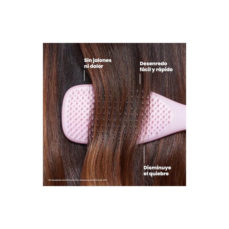 Tangle Teezer Ultimate Detangler Brush, Straight to Wavy, Millennial Pink